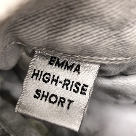 Tularose Emma High Rise Gray Tie Dye Button Fly Shorts Size 25 - Picture 11 of 12